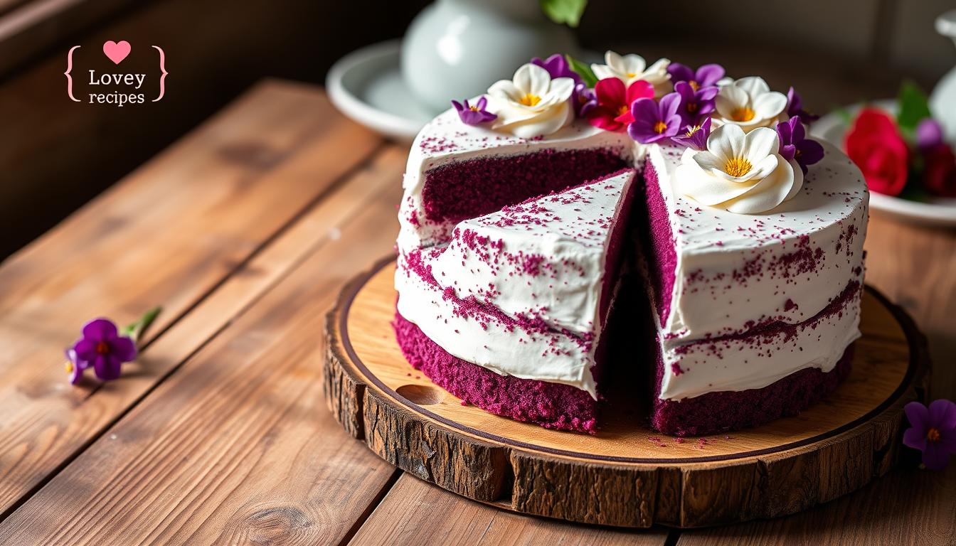 purple velvet cake recipe​