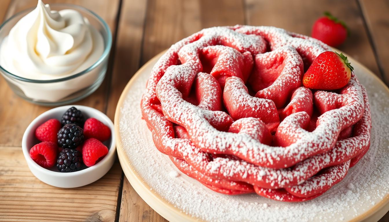 easy red velvet funnel cake recipe using box cake mix